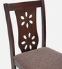 Sutlej Solid Wood Dining Chair In Antique Cherry Finish