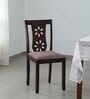 Sutlej Solid Wood Dining Chair In Antique Cherry Finish