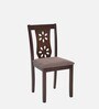 Sutlej Solid Wood Dining Chair In Antique Cherry Finish