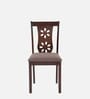 Sutlej Solid Wood Dining Chair In Antique Cherry Finish