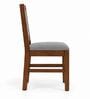 Sutra 6 Seater Dining Set In Provincial Teak Finish With Grey Colour Chair Sutra 6 Seater Dining Set In Provincial Teak Finish With Grey Colour Chair