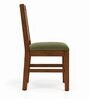 Sutra 6 Seater Dining Set In Provincial Teak Finish With Olive Green Colour Chair Sutra 6 Seater Dining Set In Provincial Teak Finish With Olive Green Colour Chair