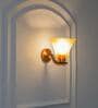 Sutton Metal & Glass Wall Light (Brass & Black)
