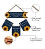 Blue Engineered Wood Wall Hanging