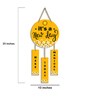 yellow Engineered Wood Wall Hanging