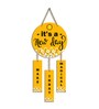 yellow Engineered Wood Wall Hanging