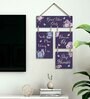 Multicolour Engineered Wood Wall Hanging