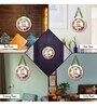 Multicolour Engineered Wood Wall Hanging