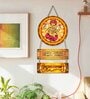 Multicolour Engineered Wood Wall Hanging