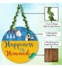 Multicolour Engineered Wood Wall Hanging