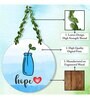 Blue Engineered Wood Wall Hanging