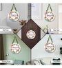 Multicolour Engineered Wood Wall Hanging