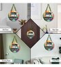 Multicolour Engineered Wood Wall Hanging
