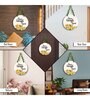 Multicolour Engineered Wood Wall Hanging
