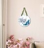 Multicolour Engineered Wood Wall Hanging