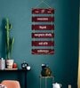 Brown Engineered Wood Wall Hanging