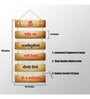 Beige Engineered Wood Wall Hanging