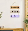 Multicolour Engineered Wood Wall Hanging