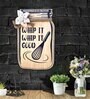Brown Engineered Wood Wall Hanging