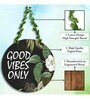 Multicolour Engineered Wood Wall Hanging