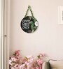 Multicolour Engineered Wood Wall Hanging