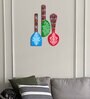 Multicolour Engineered Wood Wall Hanging