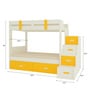 Suvina Bunk Bed with Drawer Storage in Yellow Finish