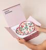 Suzani Blossom Snack Plates Gift Set of 4