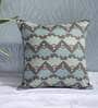 Grey Traditional Cotton 16 x 16 Inches Cushion Covers (Set of 5)