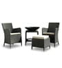 Svelte Pose British Brown Balcony Set