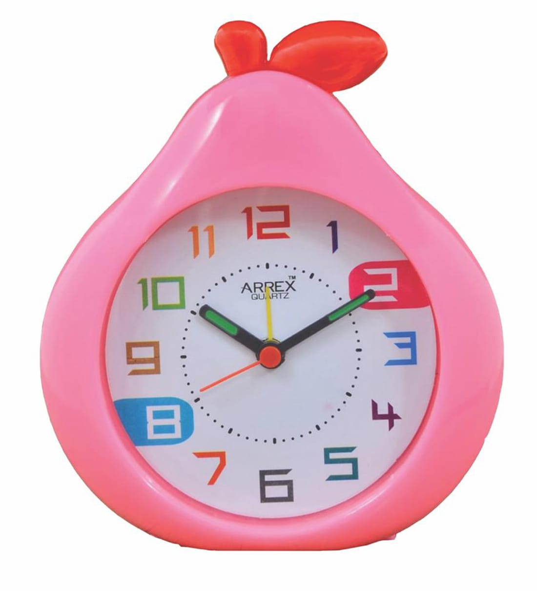 Buy Sweet Analog Alarm Table Clock in Pink by Arrex Online Kids Table