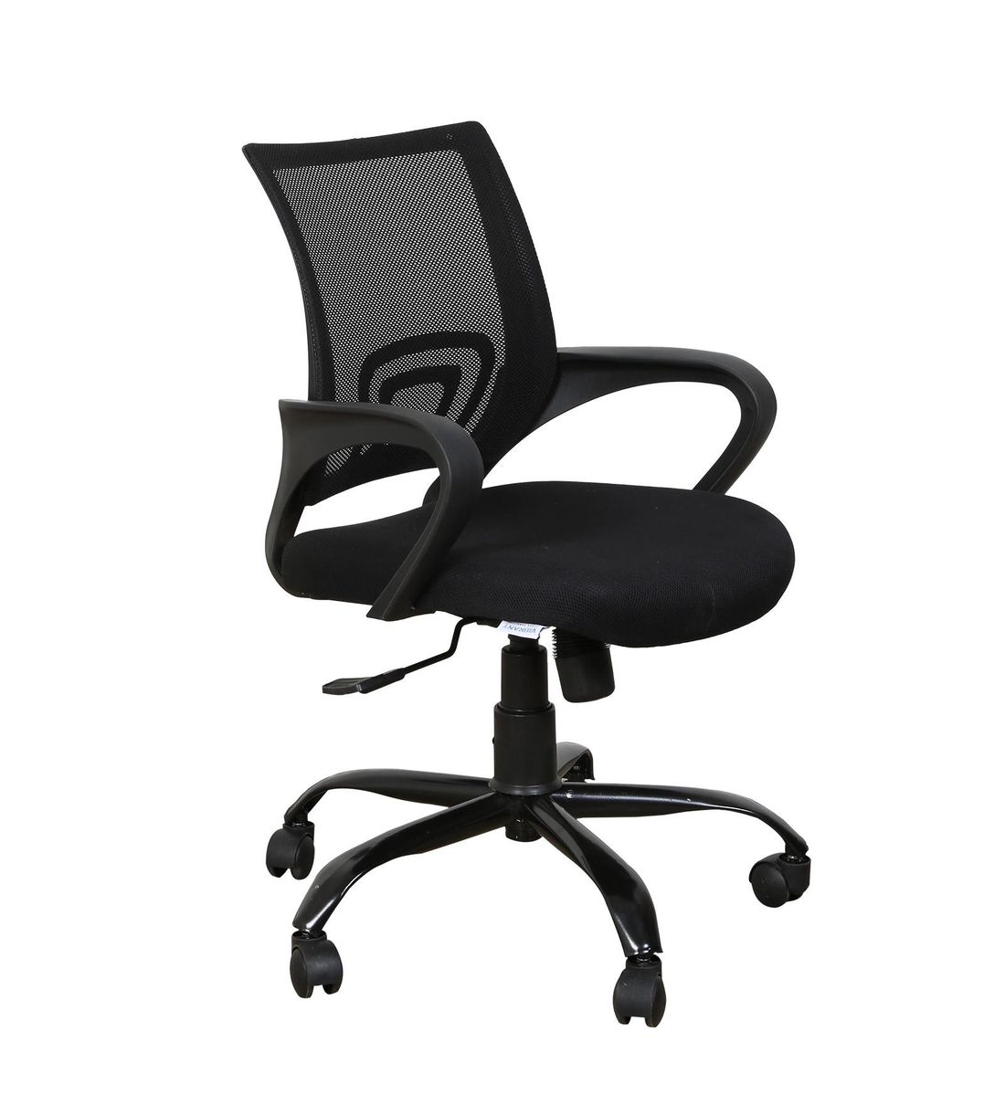 Buy Swing Ergonomic Chair in Black Colour By VOF Online Mid Back