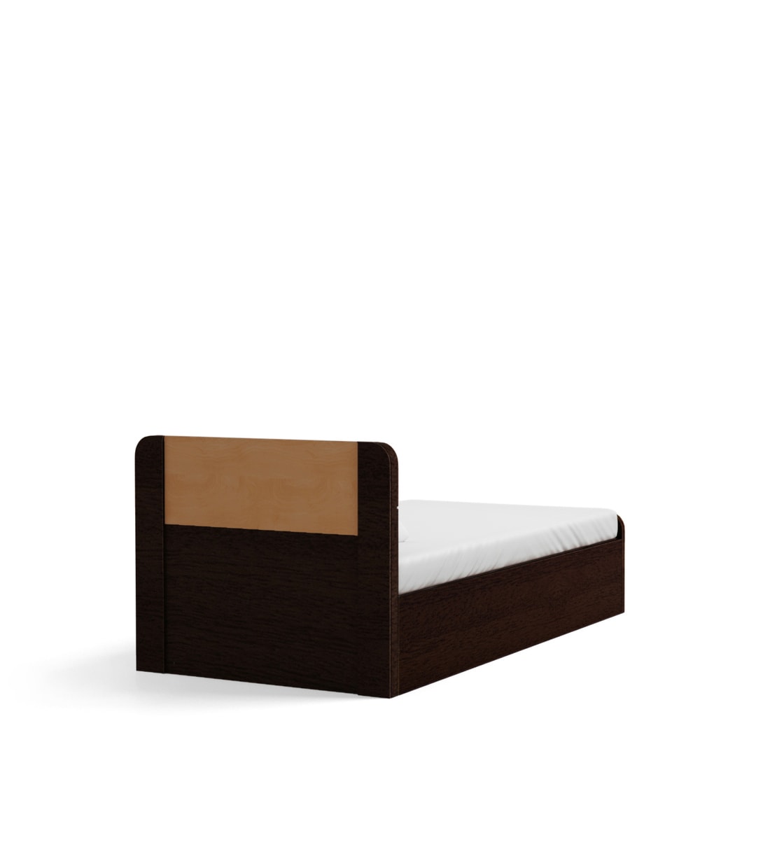 Buy Swirl Single Bed with Storage in Denver Oak Finish by HomeTown