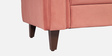 Swank Fabric 3 Seater Sofa In Peach Colour