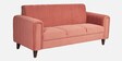 Swank Fabric 3 Seater Sofa In Peach Colour