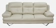 Sweden Leatherette 1 Seater Sofa in Beige Colour