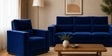 Swiss (3+1+1) Seater Sofa In Blue Color
