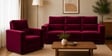 Swiss (3+1+1) Seater Sofa In Maroon Color