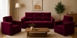 Swiss (3+1+1) Seater Sofa In Maroon Color