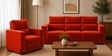 Swiss (3+1+1) Seater Sofa In Orange Color