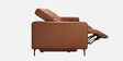 Ramona Leatherette Three Seater Motorized Recliner in Tan Colour
