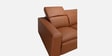 Ramona Leatherette Three Seater Motorized Recliner in Tan Colour