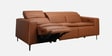 Ramona Leatherette Three Seater Motorized Recliner in Tan Colour