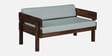 Swoon Sheesham Wood 2 seater Sofa in Provincial Teak Finish Swoon Sheesham Wood 2 seater Sofa in Provincial Teak Finish