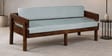 Swoon Sheesham Wood 3 seater Sofa in Provincial Teak Finish Swoon Sheesham Wood 3 seater Sofa in Provincial Teak Finish