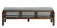 Swoon Sheesham Wood 3 seater Sofa in Provincial Teak Finish Swoon Sheesham Wood 3 seater Sofa in Provincial Teak Finish
