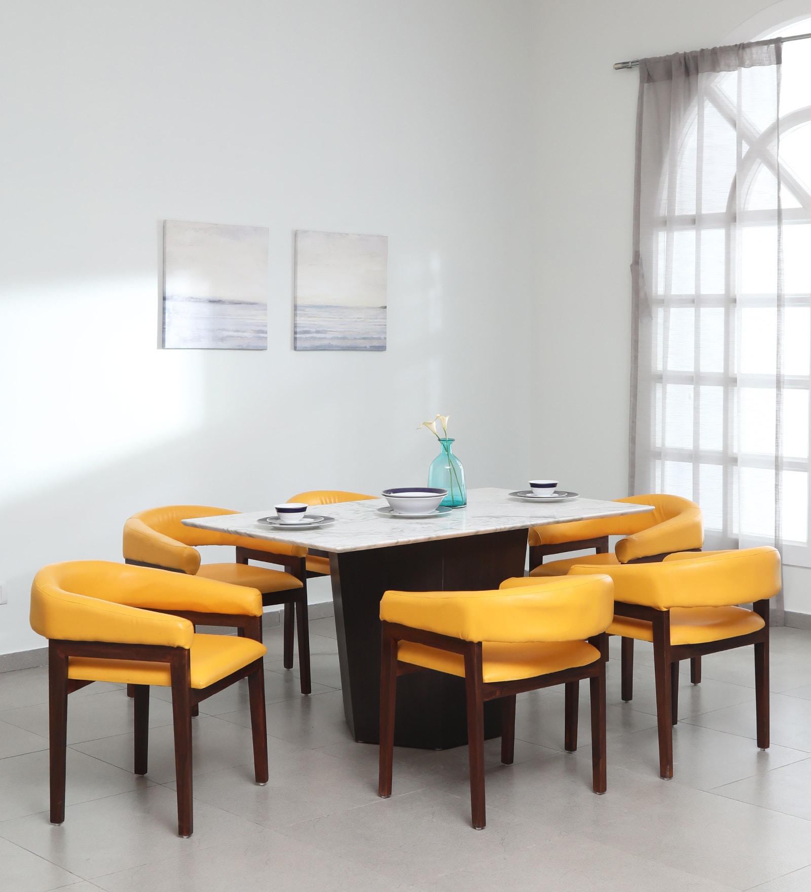 Buy Swanky 6 Seater Dining Set in Ply Wood Finish at 42 OFF by Crafted