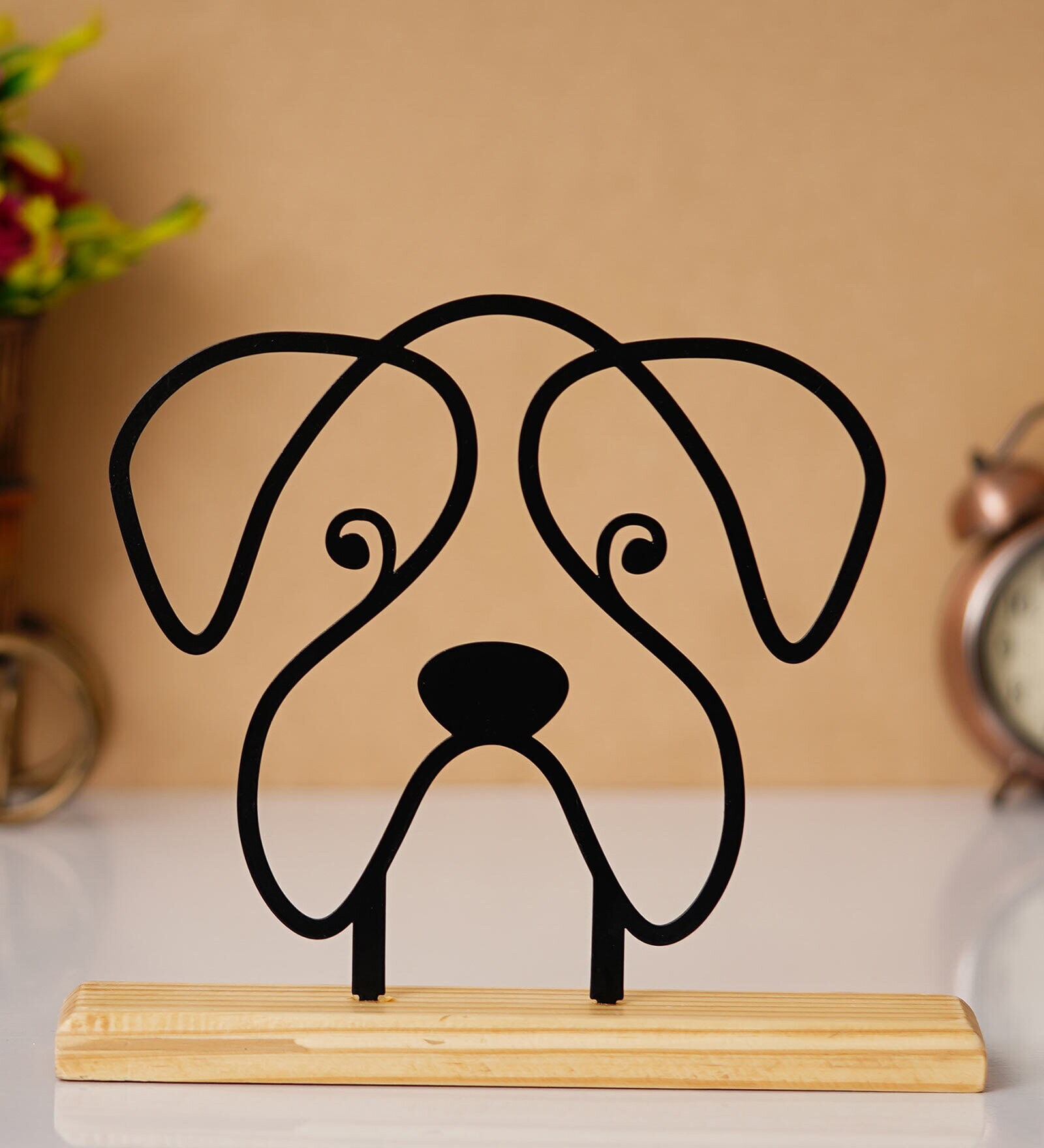 Buy Sweet Dog Metal Sculpture at 30 OFF by The Next Decor Pepperfry