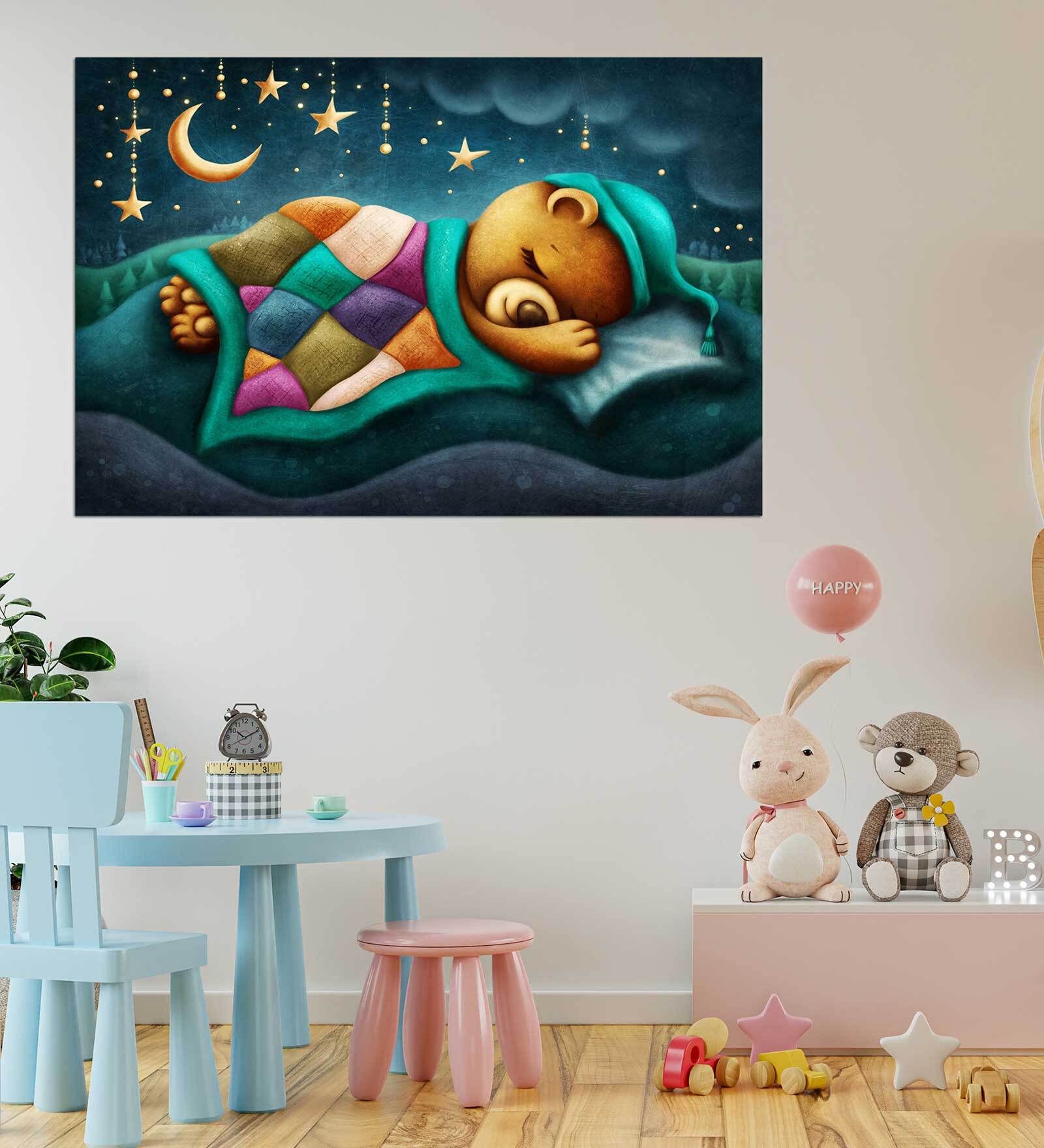 Sweet Dreams Self Adhesive Wall Poster for Home Decor(Vinyl, 24 x 36 Inch)

