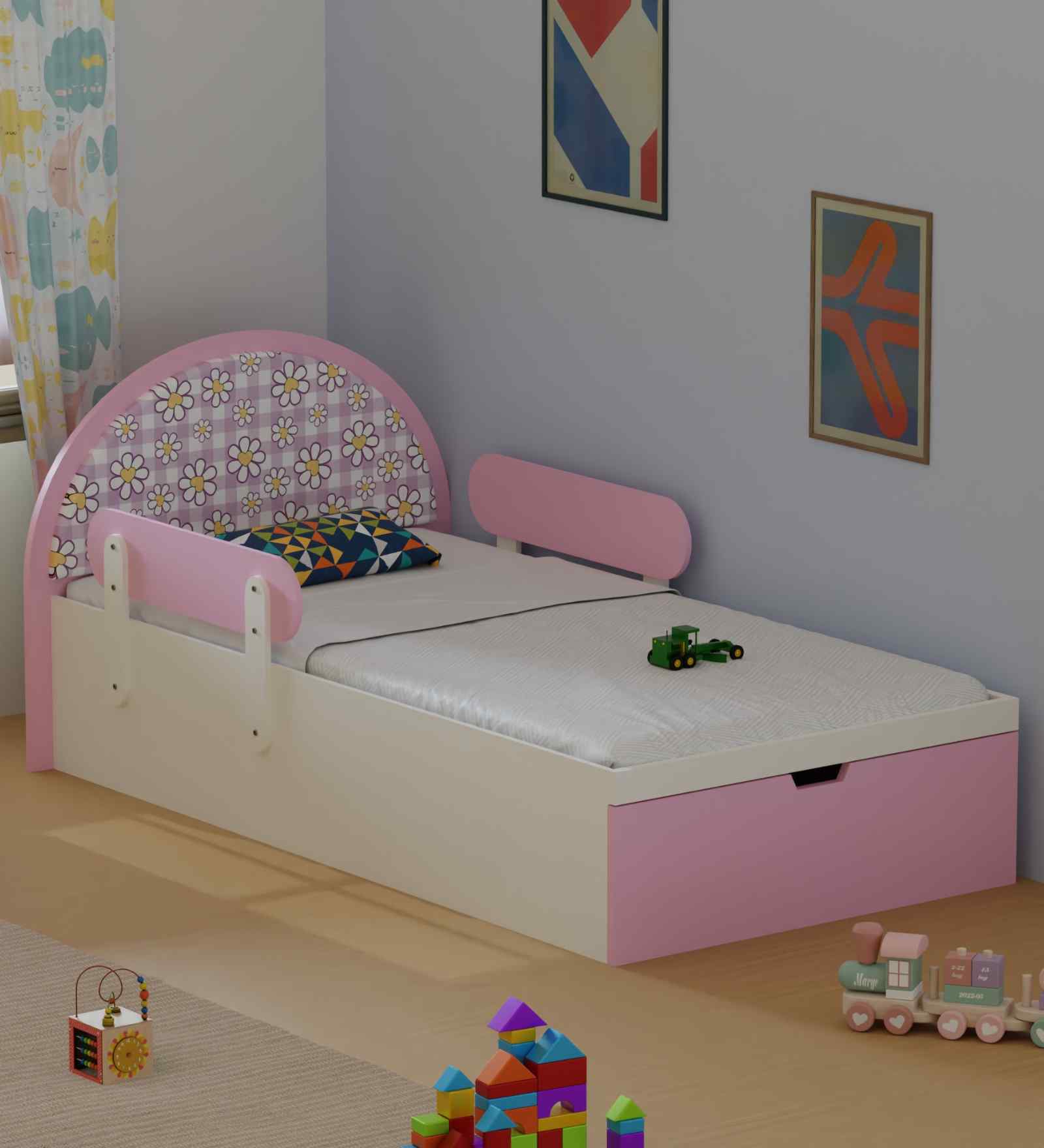 Sweet Slumber Toddler Bed in Flower Theme